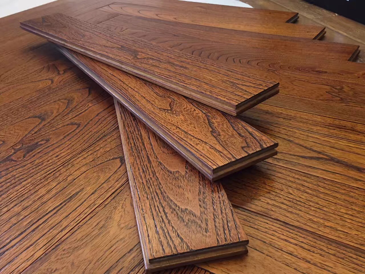 Hand-Scraped-Mongolian-Teak-Hardwood-Flooring